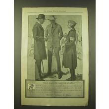 1918 Hart Schaffner & Marx Fashion Ad - Two ways to save on clothes