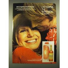 1972 I.W. Harper Bourbon Ad - It's For Lighthearted Holidays