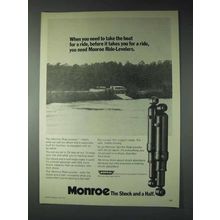 1973 Monroe Ride-Leveler Shocks Ad - Take For A Ride