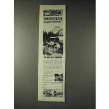 1973 Montana Tourism Ad - Camper's Paradise