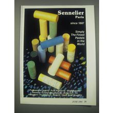 1991 Sennelier Pastels Ad - Sennelier Paris since 1887 Simply the finest pastels