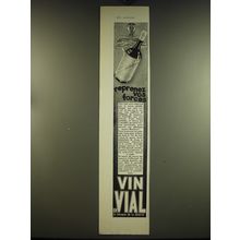 1934 Vin de Vial Ad - In French - Reprenez vos forces