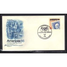 Event Cancel 05-31-86 2145 22c AMERIPEX '86 (Cachet-U/A) Box0262