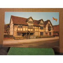 STRATFORD UPON-AVON unused postcard by J. Salmon Ltd. Shakespeare's birthplace /