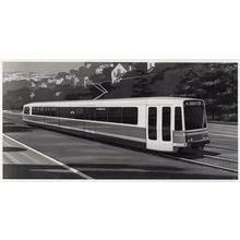 N Judah Street San Fransisco Transport Tram Large 1970s Press Photo