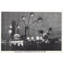 Shoot Saddam Hussein Basingstoke Theme Park Ride Postcard