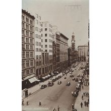 Sydney Martin Place On Board Orient Line Ship Australia Postcard