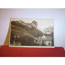 LION ROCK, CHEDDAR, SOMERSET unused antique postcard =