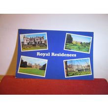 ROYAL RESIDENCES,,, used postcard. Colourmaster 1981 postmark =