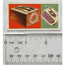 1963 tonibell card This Changing World No. 3 Typewriter