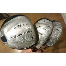 3 Northwestern Golf Clubs 230cc 3 Wood-18&21 Hybrid Clubs Graphite Shafts