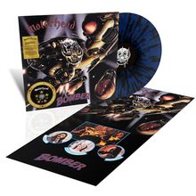 Bomber 50th Anniversary Dark Blue/Black Splatter Half-Speed vinyl