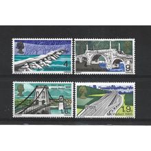 GB.British Bridges set of 4.Mounted Mint.Jul25b