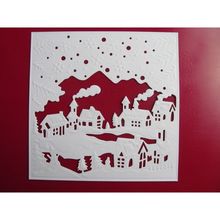 3 x Die Cuts Christmas Village