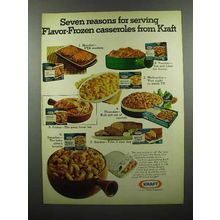 1972 Kraft Flavor-Frozen Casserole Ad - 7 Reasons