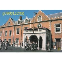Gibraltar Changing The Guard At Convent Military Postcard