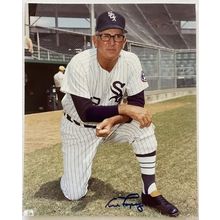 Al Lopez Signed Autographed Glossy 8x10 Photo Chicago White Sox