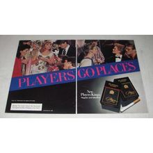 1983 Players Kings Cigarettes Ad - Players go places