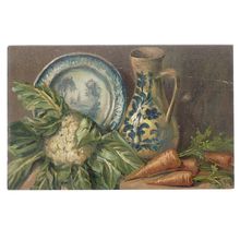 VEGETABLES, unused vintage postcard published by Misch & Co =