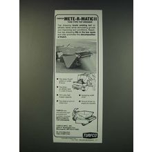 1990 Turfco Mete-r-matic II tow-type top dresser Ad