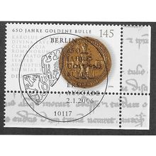 GER 2006 €1.45 'CHARLES IV ' GOLDEN BULL' FINE USED (EBID59-492)