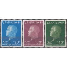 Tunisie 1962 Michel 610 - 612 O Cote (2005) 0.60 Euro Président Habib Bourguiba