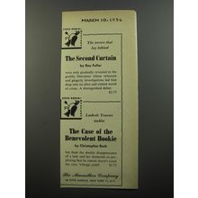 1956 The Macmillan Company Books Ad - The Case of the Benevolent Bookie