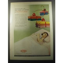 1956 Du Pont Orlon Blankets Ad - Dreamiest gift of all