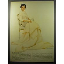 1955 Chatham Elegance Blanket Ad - Mrs. Theodore Kiendl, Jr.