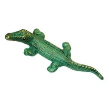 Cast Iron GreenGold Alligators Set of 2