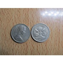 Australia 1973 5 Cents Coin