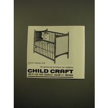 1961 Child Craft Peabody Crib Ad - The grown-up furniture for children