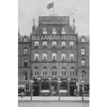 Alexandra Hotel Clapham Junction London Antique Postcard