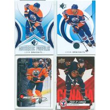 Leon Draisaitl 19x incl Inserts, Turq, Blue