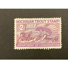 ICOLLECTZONE US Michigan 1959 Very Fine used