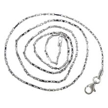 NEW 925 Sterling Silver 1.6 mm He she Arrow Link Bullet Chain Necklace 20" Long