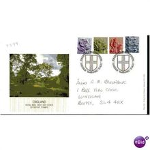 2001 'ENGLAND ' F.D.C (WINDSOR F.D.I CANCELLED) (EBID570)