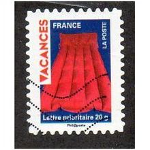 FRA 2009 (56c) 'VACANCES - AIRBED' FINE USED (EBID21170)