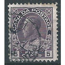 Canada 1922 SG250 5c Violet Fine Used ....