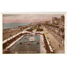 Brighton Postcard Sea Front Looking West Sussex C39 pc00008