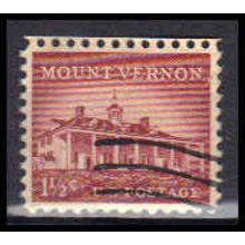 Used 1032 1 1/2c Mt. Vernon Very Fine KA5727
