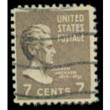 Used 812 7c Andrew Jackson Just Clears M07819