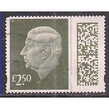 GB 2024 KC 3rd £2.50 Gooseberry Green Machin Used SG V5026 ( L802 )