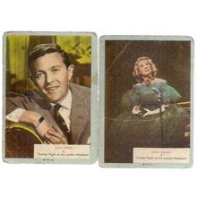 2 x vintage a&bc cards..Film Stars c.1960 no16 Don Arrol, no 38 Joan Regan #