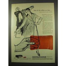 1956 Dictaphone Time-Master Dictating Machine Ad!