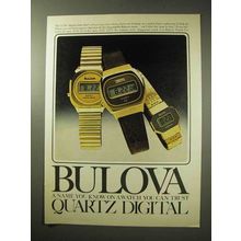 1977 Bulova Watch Ad - 82315, 82311, 82371