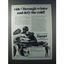1981 Damart Thermawear Ad - Ride Even Through Winter