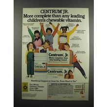 1983 Centrum, Jr. Vitamins Ad - Children's Chewable