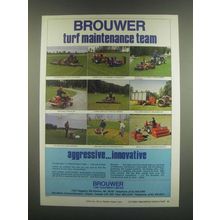 1985 Brouwer Ad - Mower, Brouwer-Vac, Greensmower