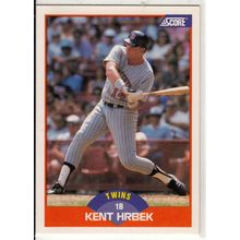 1989 Score Kent Hrbek baseball card #382 – Twins